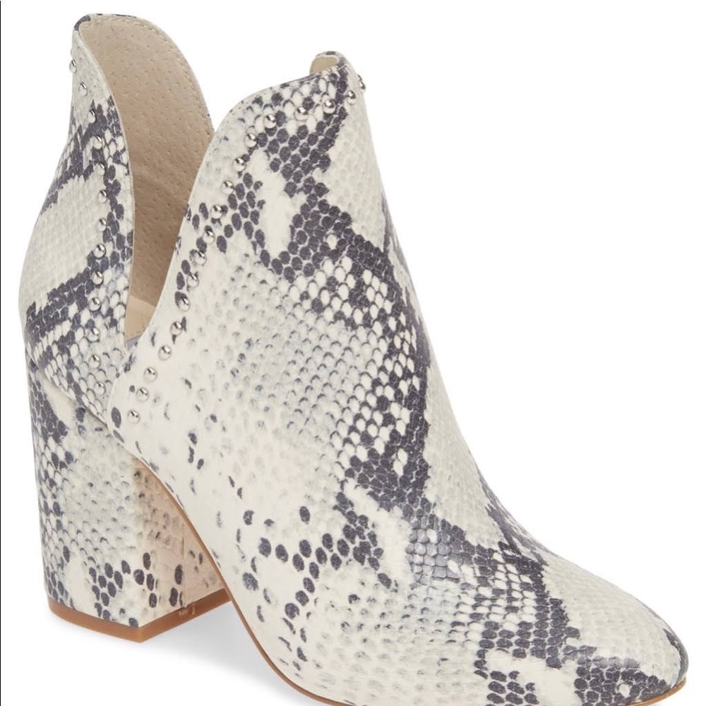 Steve Madden Rockstar Snakeskin Booties - Picture 1 of 9